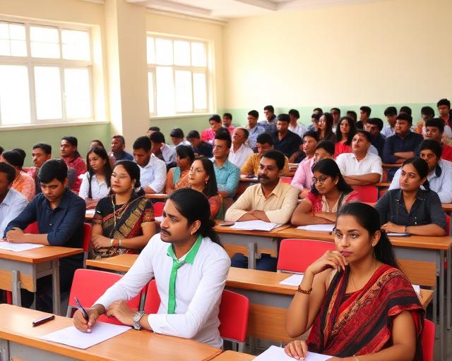 Smart classroom in session